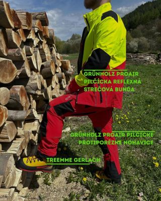 Poriadne profi oblečenie pre prácu s motorovou pílou 🇸🇰🇨🇿 Bunda :...